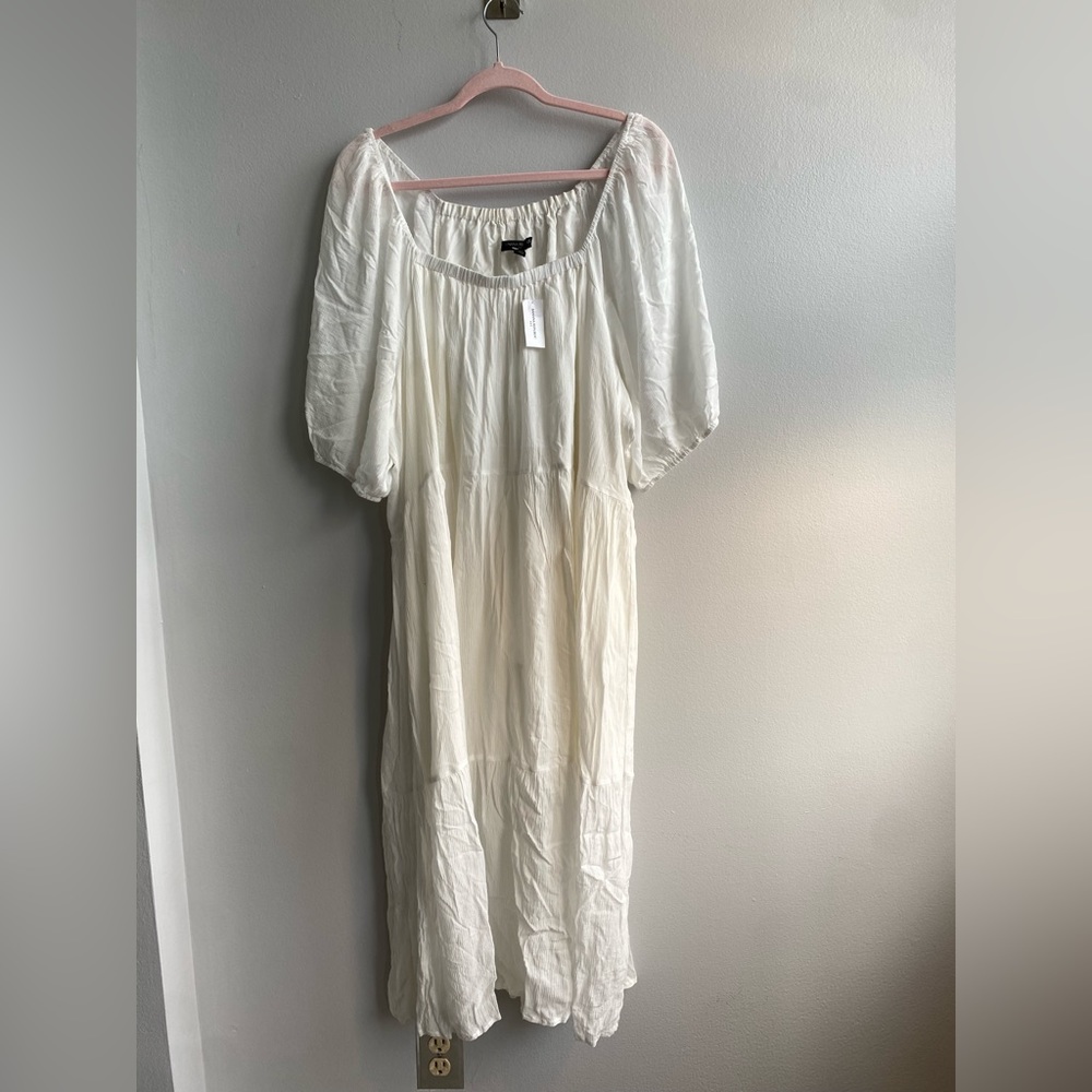 NWT Banana Republic maxi white dress